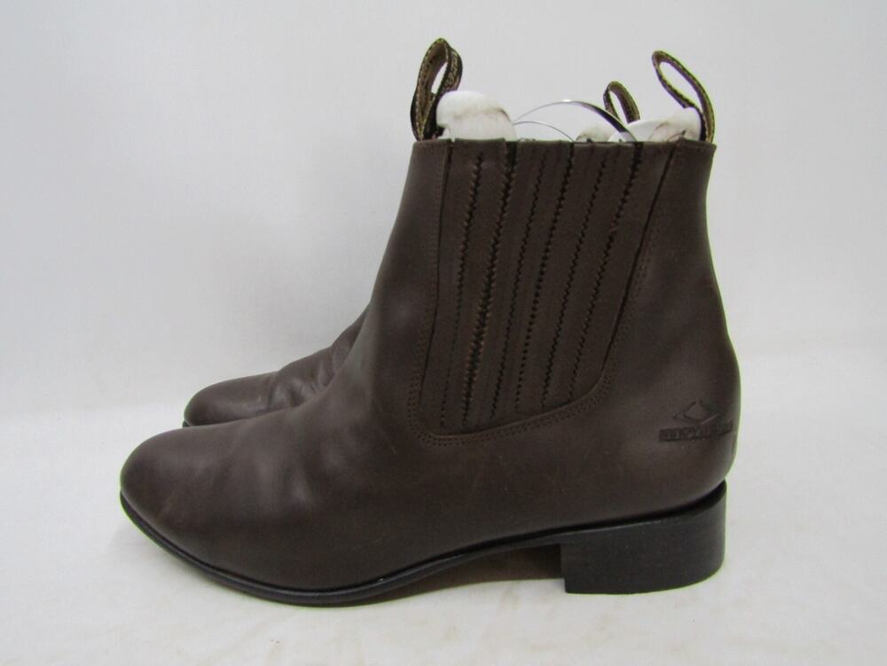 Innovation Mens Size 9.5 D Brown Leather Chelsea Ankle Casual Boots